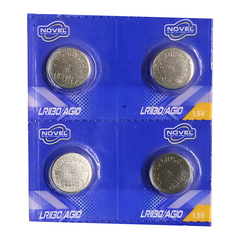 NOVEL LR1130/AG10 1.5V BUTTON CELL Battery (PACK OF 10) -Batteries & Power Supply -Other Batteries -Robocraze