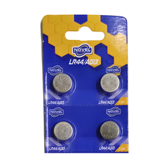 NOVEL LR44/AG13 1.5V Button Cell (PACK OF 10) -Batteries & Power Supply -Other Batteries -Robocraze