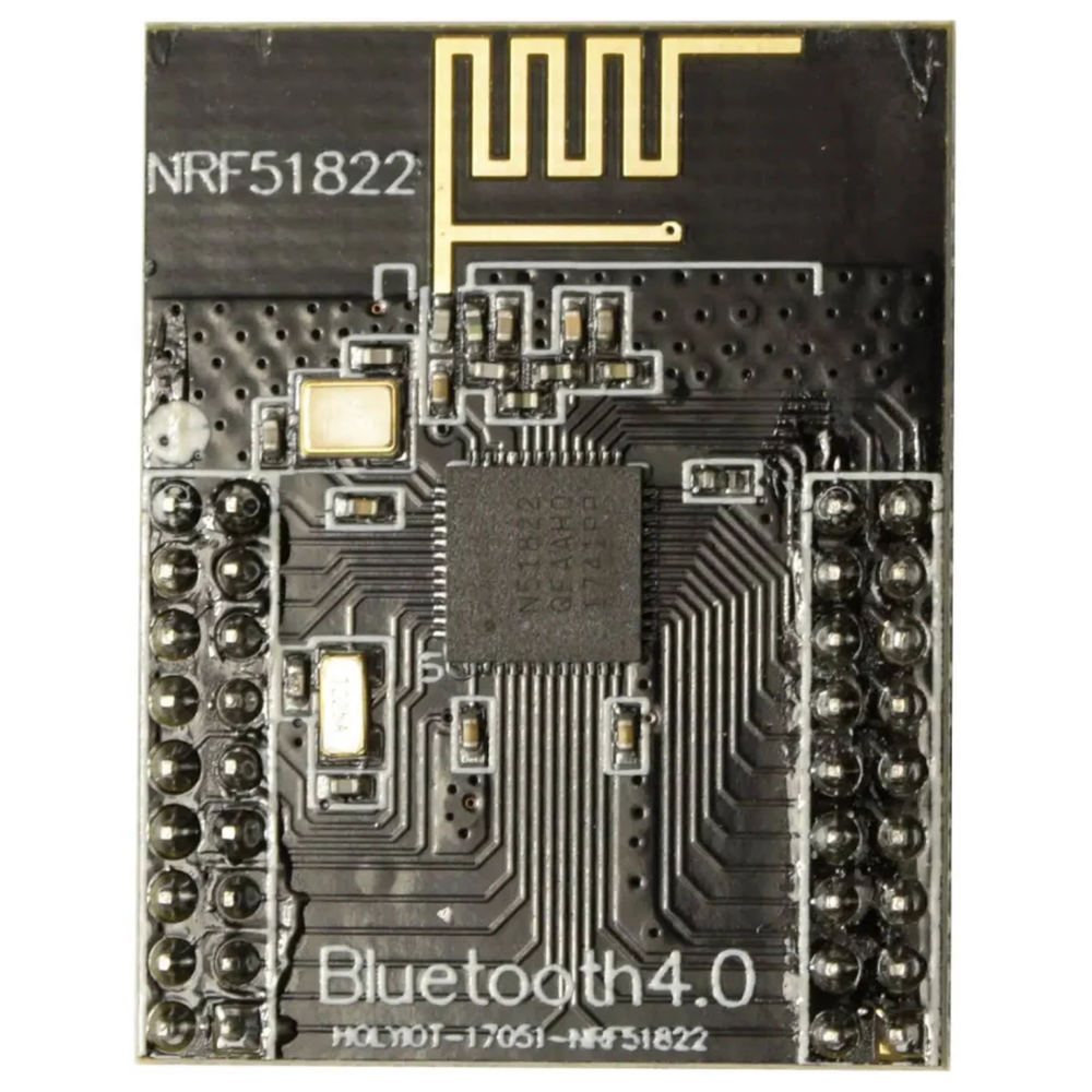 NRF51822 BLE4 2.4GHz Bluetooth 4.0 Module - NRF51822 BLE 4.0 Module with 2.4GHz wireless connectivity. -Robocraze