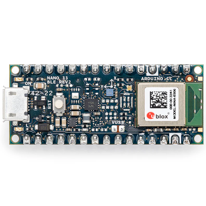 Official Arduino Nano 33 BLE Rev2 Development Board with Headers - ABX ...