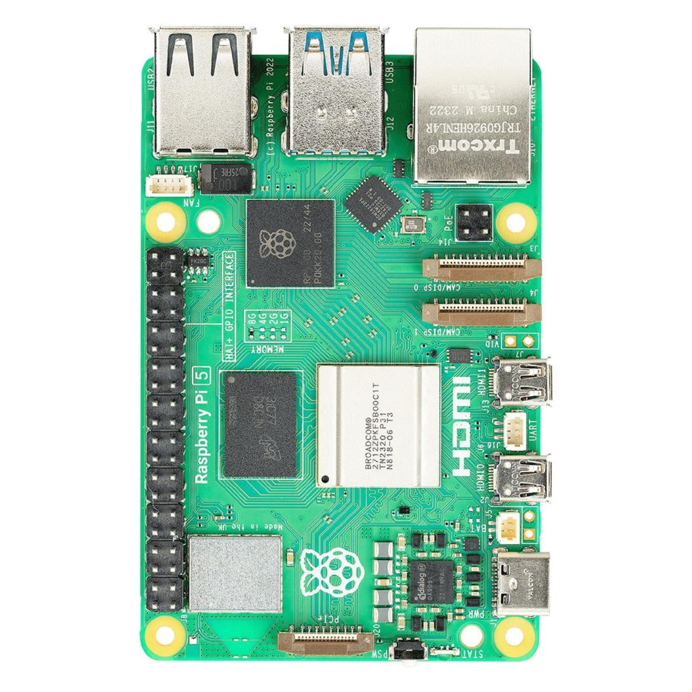 Official Raspberry Pi 5 Model B 1GB RAM -Raspberry Pi 5 -Raspberry Pi 5 Boards -Robocraze