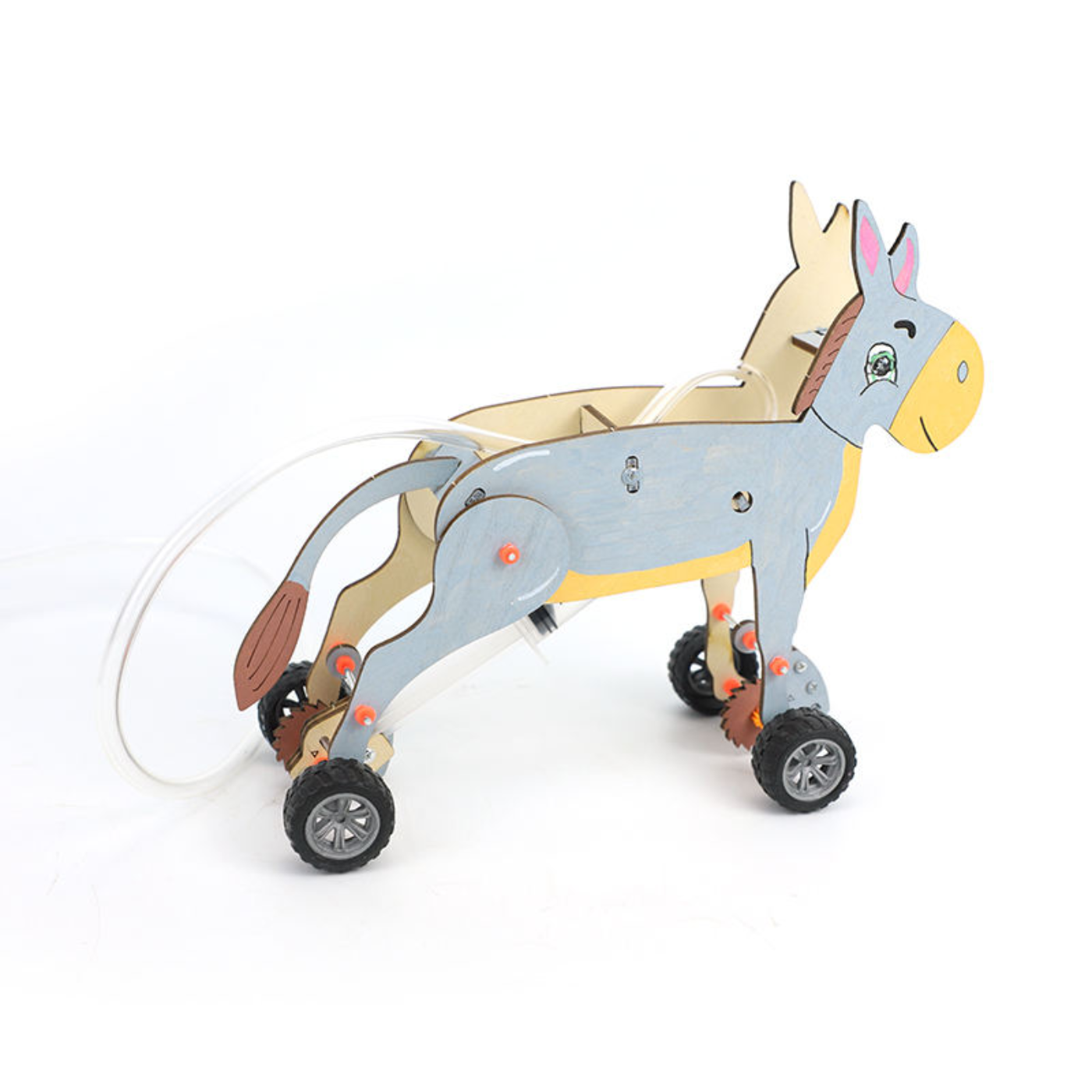 Pludo Action Donkey Educational Toy STEM Kit – Air Pressure Concept | Ages 8–11 | Grade 3 to 5 - DIY Kits -Pludo Educational Kits -Robocraze