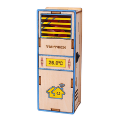 Pludo DIY Air Conditioner STEM Kit – DIY Science Kit for Kids 8–11 | Grade 3–5 Air Conditioning Model -DIY Kit -Pludo Education Kit -Robocraze