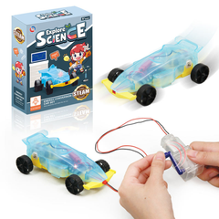 Pludo ElectroDrive STEM Car Kit – Build Your Own Car & Discover Energy Conversion | Grades 1–2 | Ages 6–7 -DIY Kits - Pludo Educational Kits - Robocraze