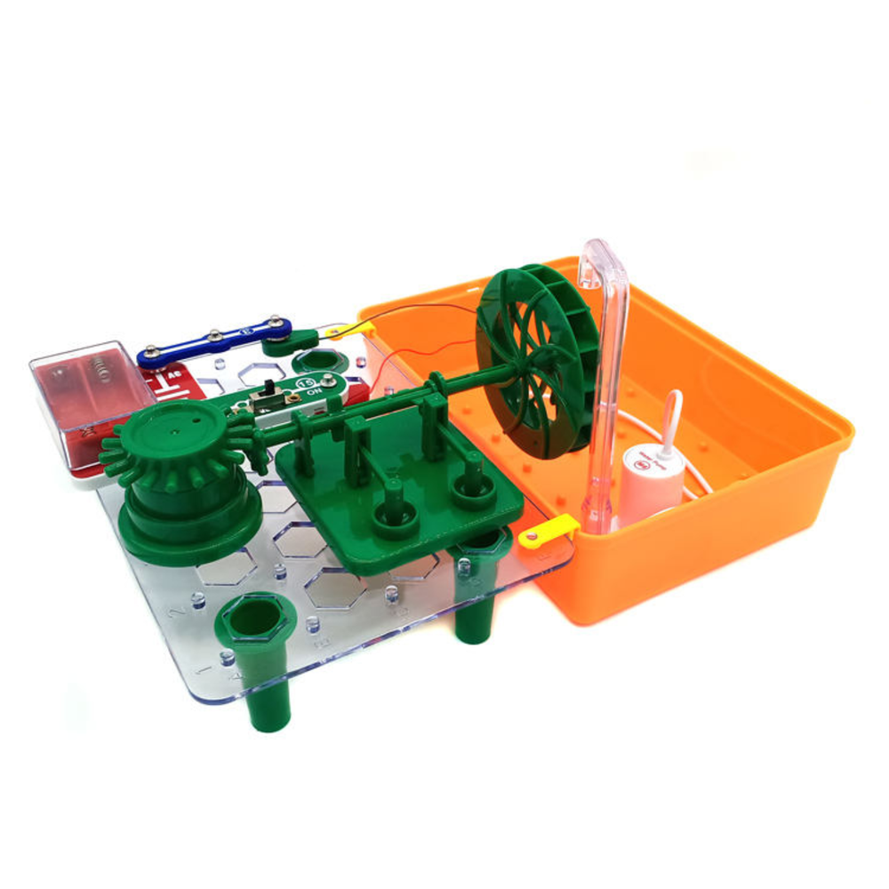 Pludo Hydro Motion Circuit – Build a Working Waterwheel & Explore Fluid Dynamics | Grades 6–7 | Ages 11–12 -DIY Kits - Pludo Educational Kits - Robocraze