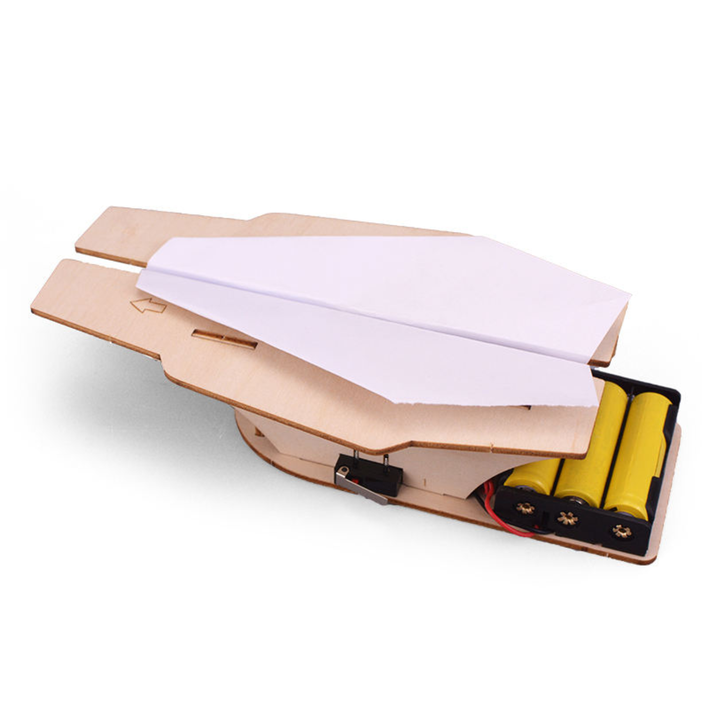 Pludo Paper Plane Launcher Kit – Friction Force Fun Carrier Catapult for Kids (11–14 Yrs) | Grade 6–8 Physics Learning Toy - Robocraze