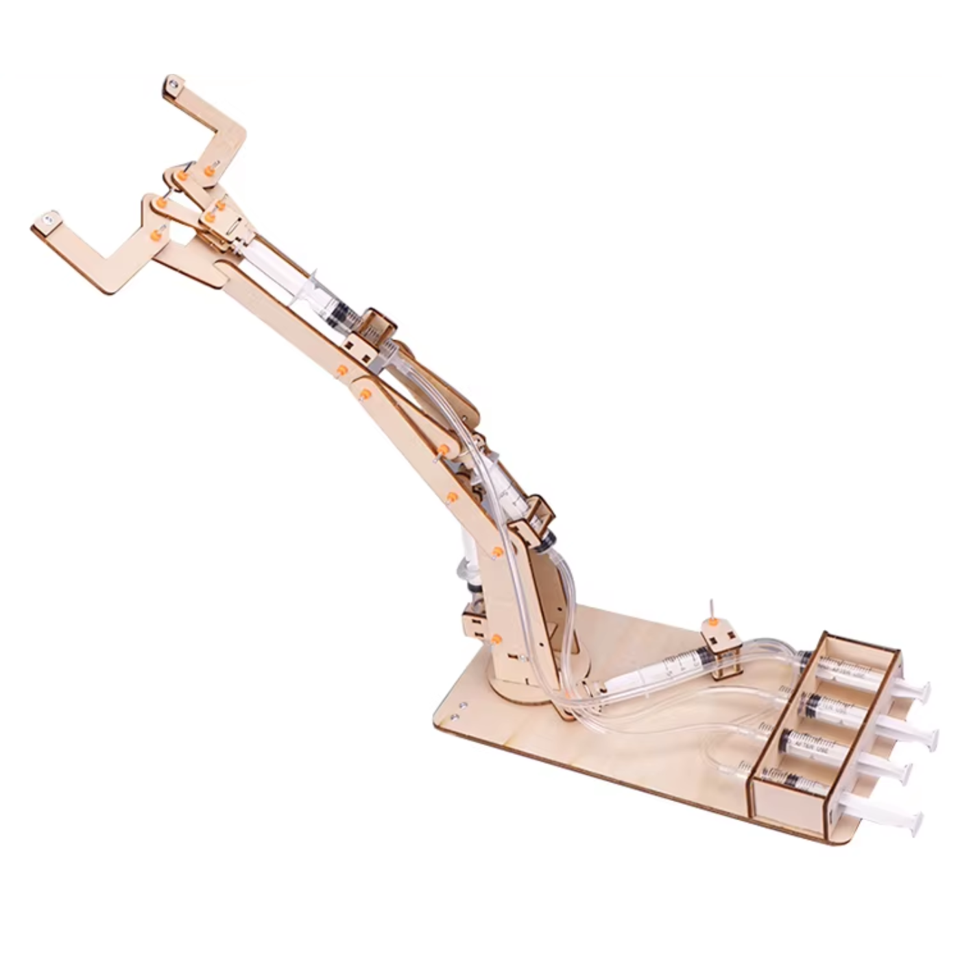 Pludo Robotic Arm – DIY Science Experiment Kit for Kids 11–14 | Mechanics and Hydraulic STEM Toy (Grade 6–8) - DIY Kit -Pludo Education Kit -Robocraze