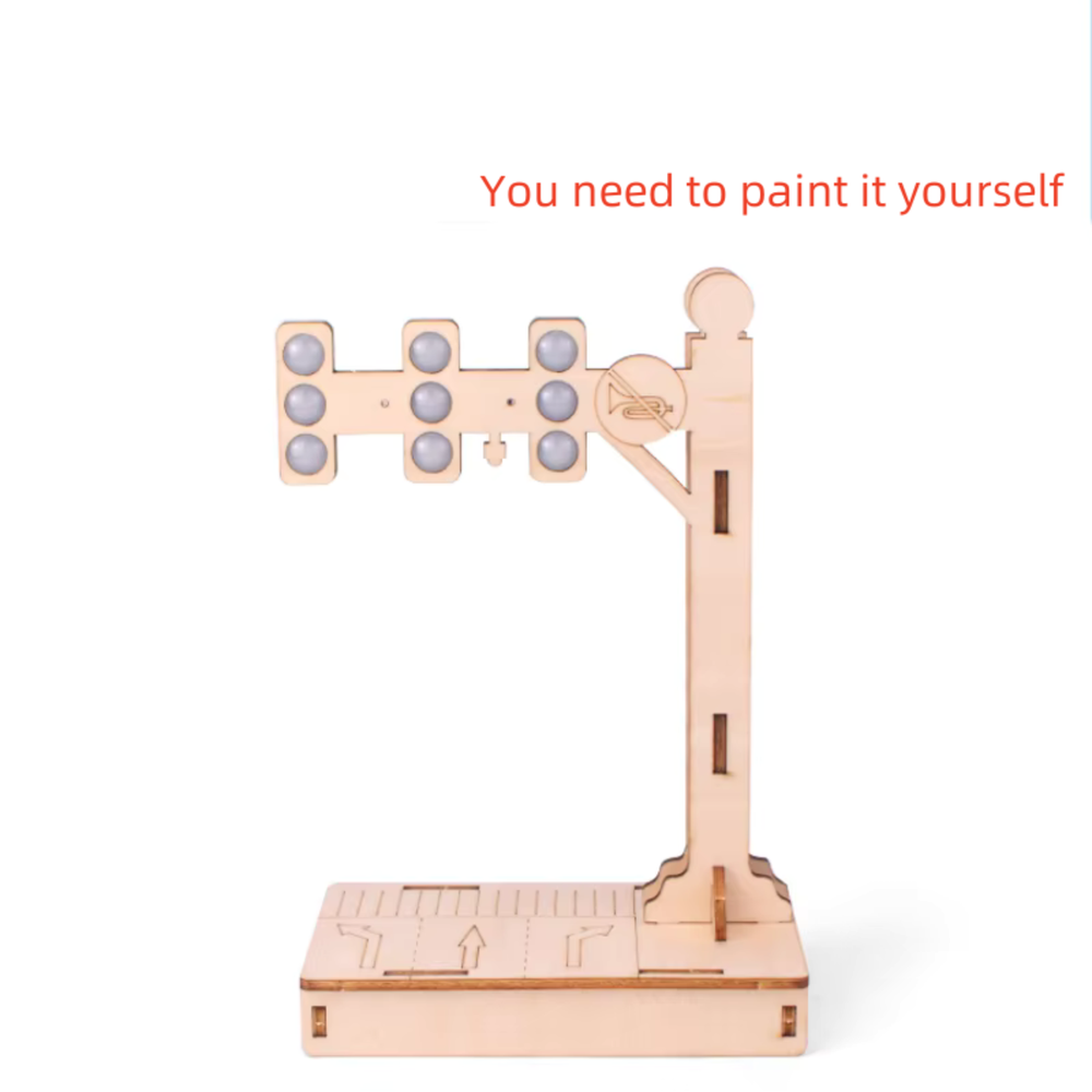 Pludo STEM Kit Automatic Traffic Signal – Controller-Based Circuit Learning Toy for 11–14 | Grade 6–8 DIY Toy -DIY Kit -Pludo Education Kit -Robocraze