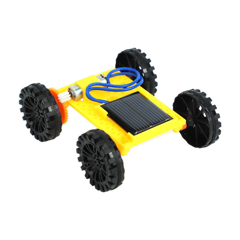 Pludo STEM Kit Solar Car – DIY Science Kit for Kids 8–11 | Grade 3–5 Solar-Powered Toy Car Building Activity -DIY Kit -Pludo Education Kit -Robocraze