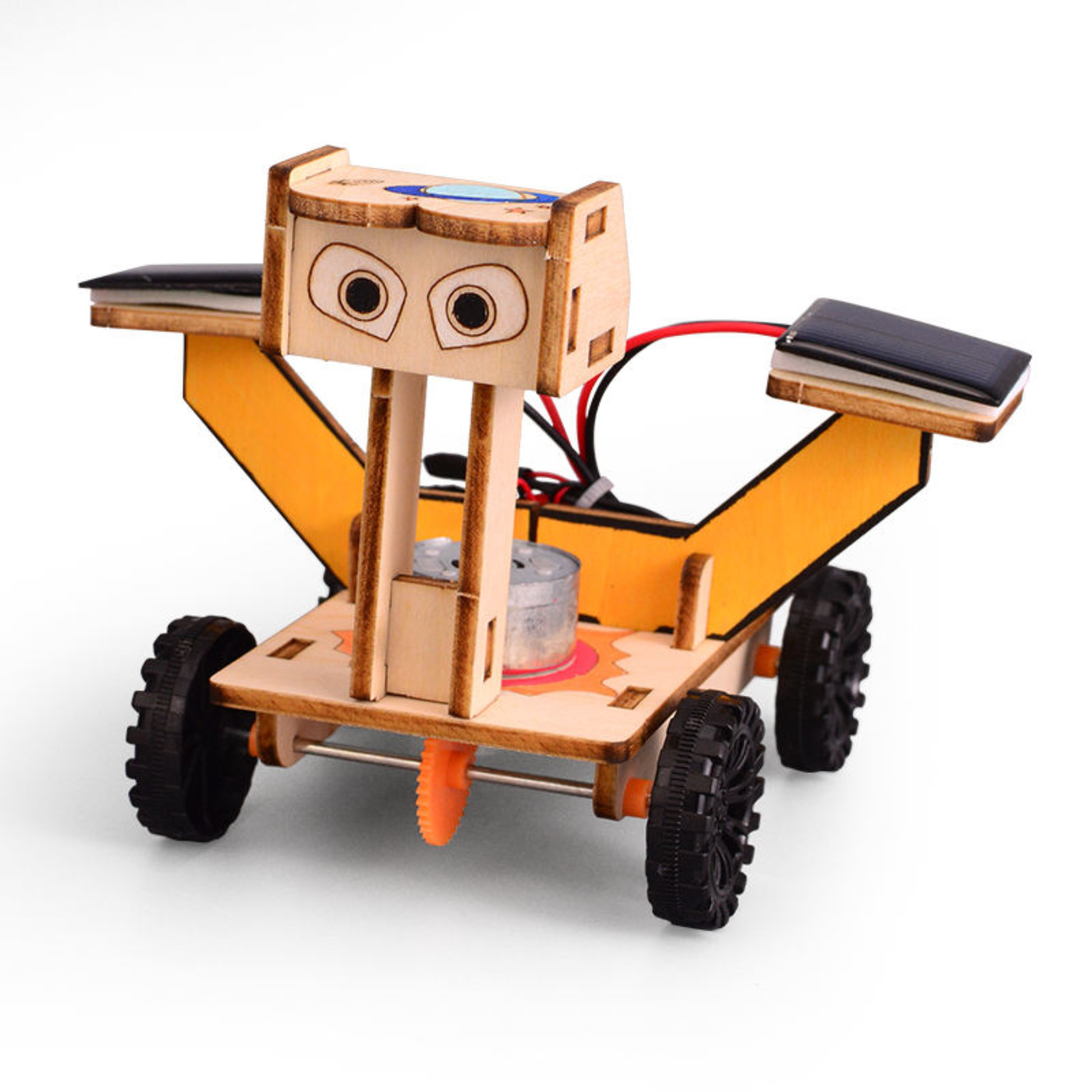 Pludo STEM Moon Rover Kit – DIY Science Experiment Kit for Kids 11–14 | Grade 6–8 Solar Energy Model -Pludo Education Kit -Robocraze