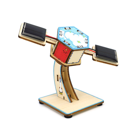 Pludo Spacecraft Educational Toy – Mini Solar Satellite STEM Kit for Age 11–14 | Grade 6 to 8 -DIY Kit -Pludo Educational  Kit -Robocraze