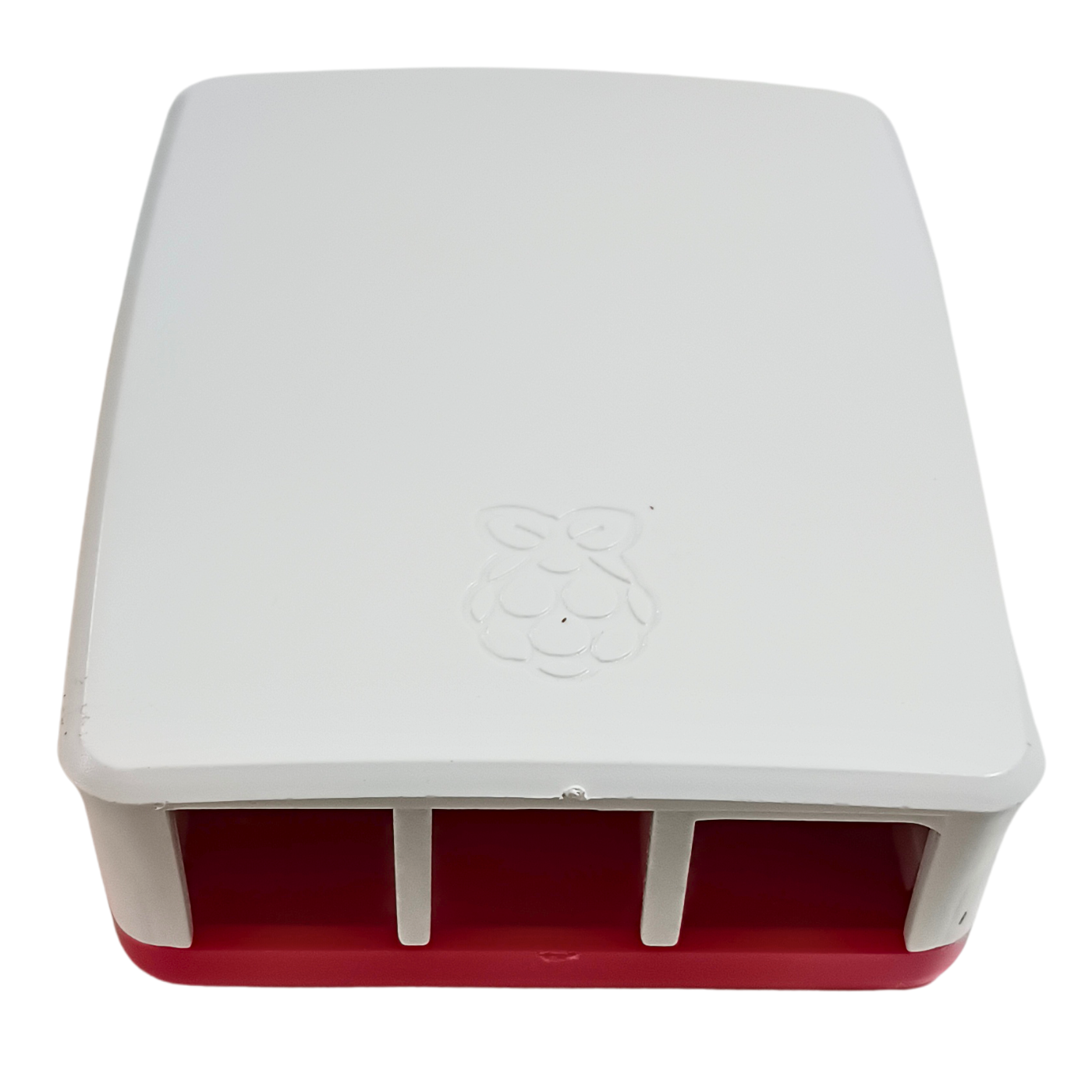 Raspberry Pi 4 Case Red & White (Chinese) – Bold Official Raspberry Pi Case for Pi 4 in red & white. -Robocraze