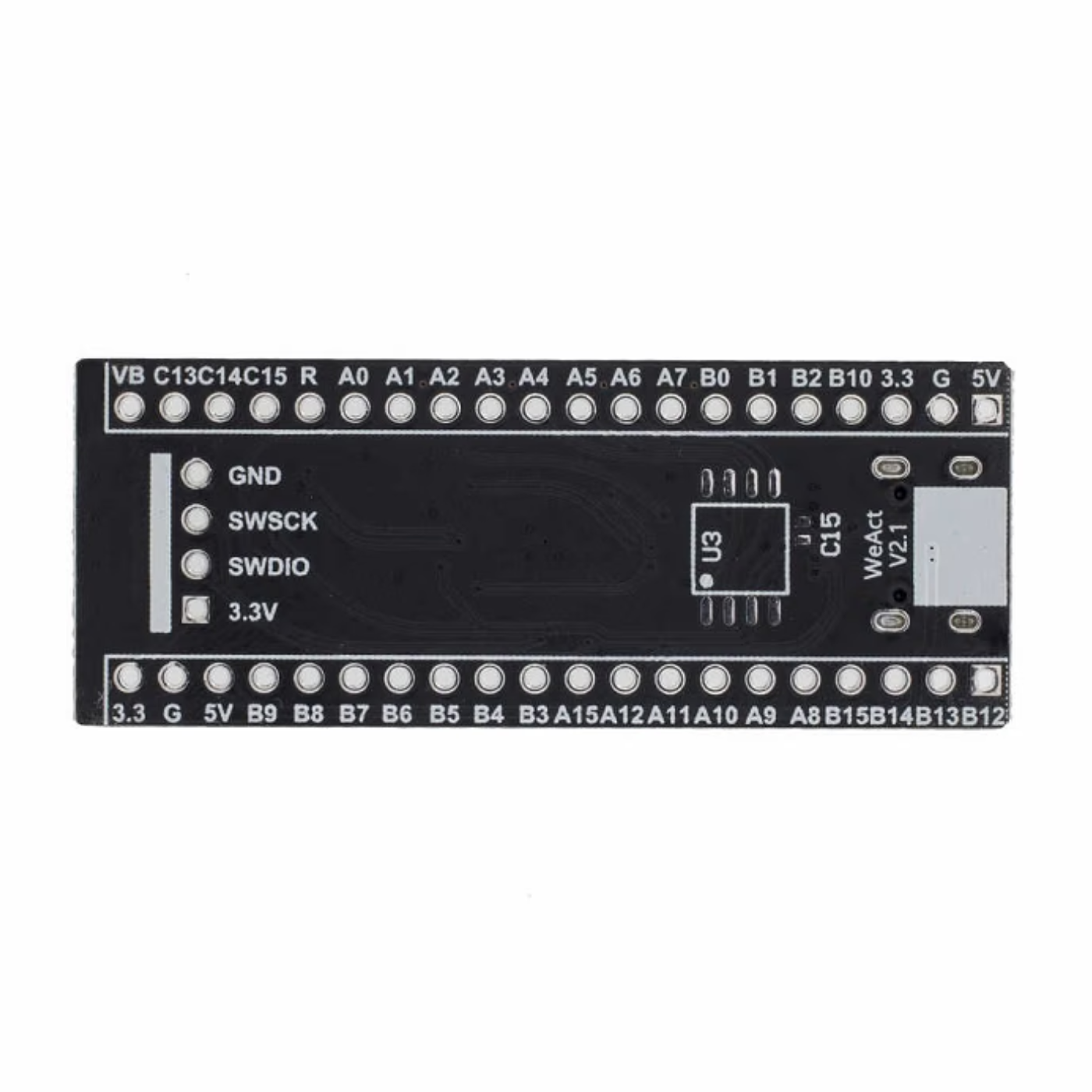 STM32F411CEU6 ARM Cortex-M4 Minimum System Development Board -Development Boards -STM Boards -Robocraze