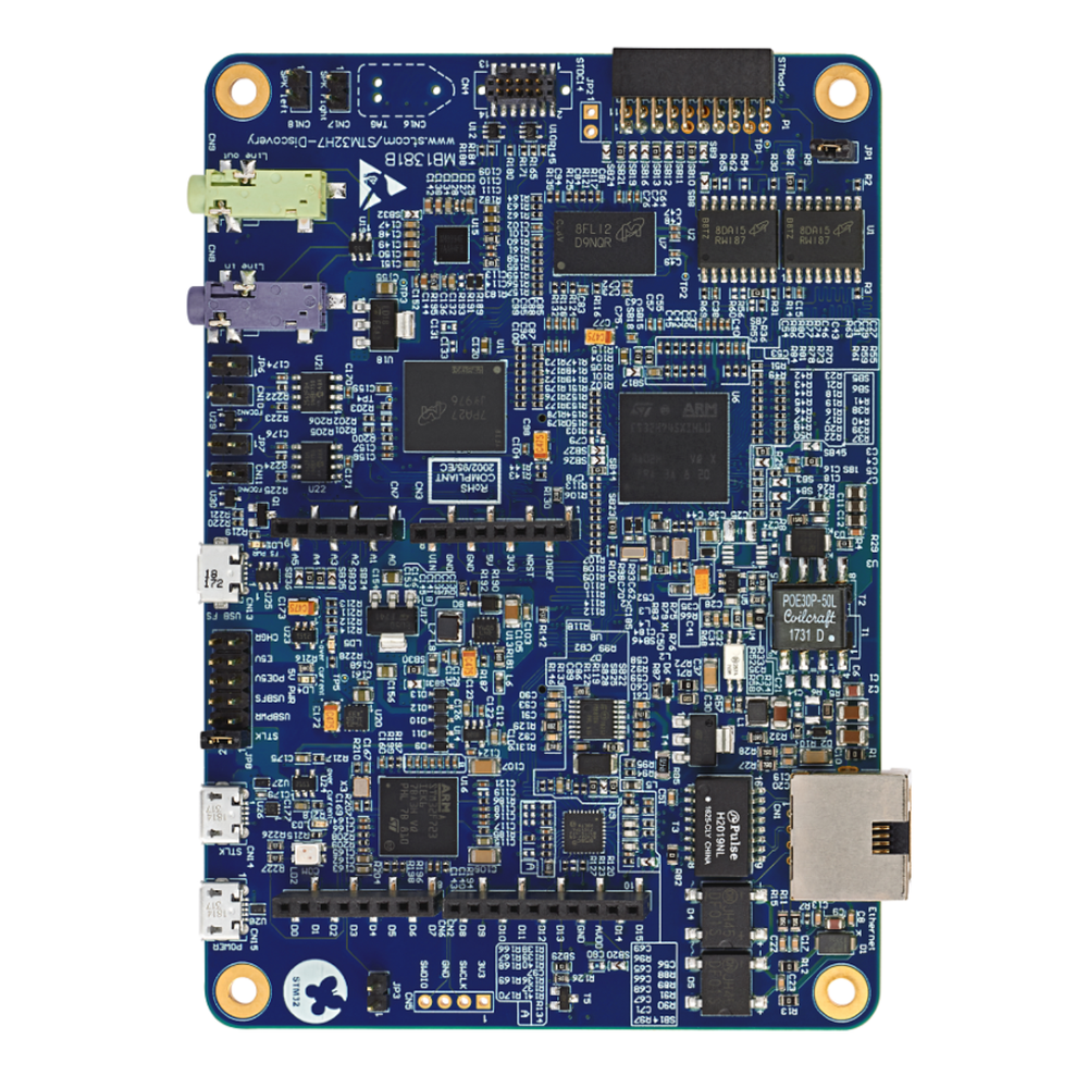 STM32H745I-DISCO Discovery Kit Board with STM32H745XIH6U, ARM Cortex-M4 and Cortex-M7 32-bit MCUs -Development Boards -STM Boards -Robocraze