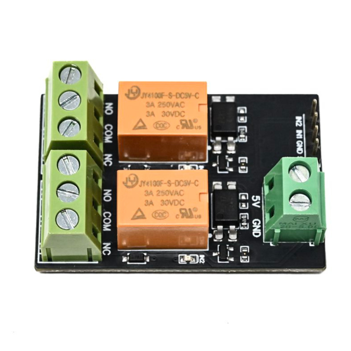 SmartElex 5V 3A 2 Channel Signal Relay Module – Robocraze