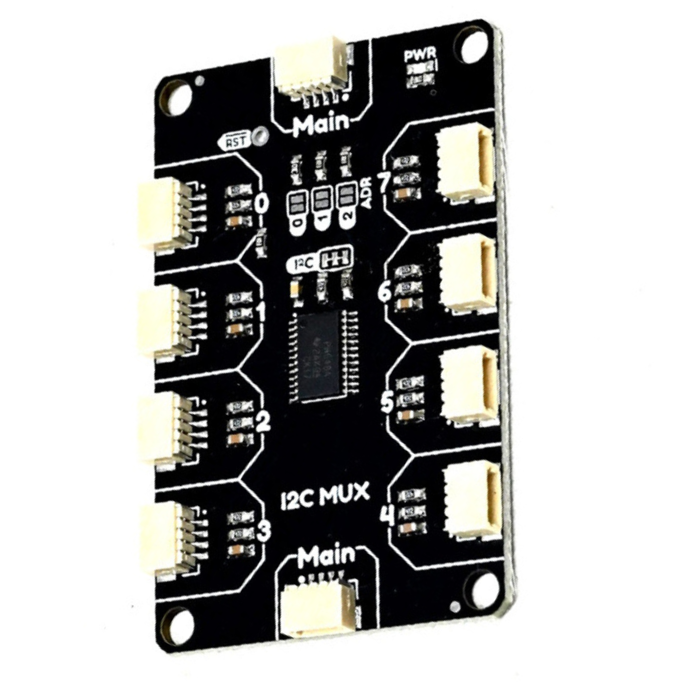 SmartElex JST-SH 8 Channel I2C Multiplexer Breakout Module – TCA9548A -Electronic Components -Integrated Circuits -Robocraze