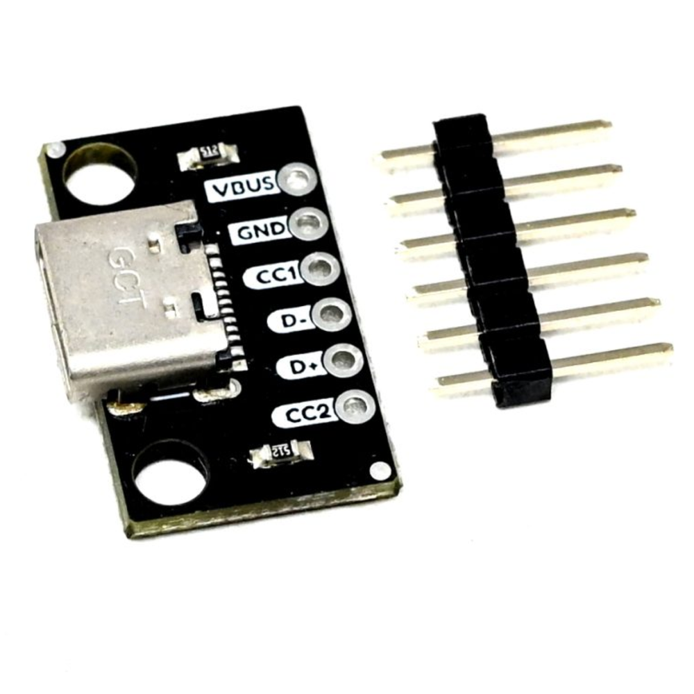 Micro Usb Socket Modul SmartElex USB-C Connector Breakout Module – Robocraze
