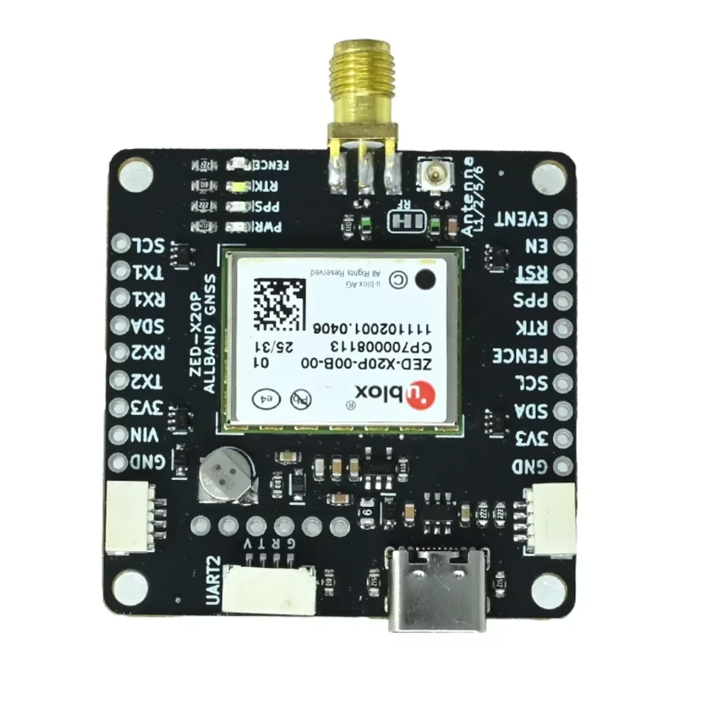 SmartElex ZED-X20P Allband GNSS RTK Breakout Module -IOT & Wireless -GSM/GPS/GPRS -Robocraze