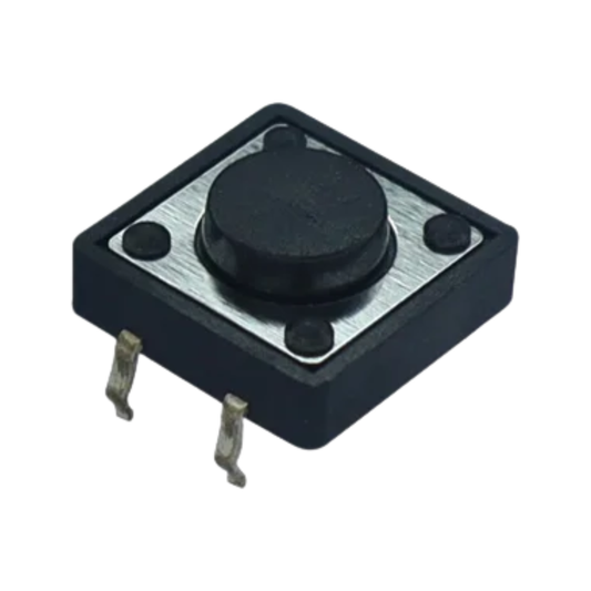 Tactile Push Button Switch 4 Pin 12X12X5mm (Pack of 5) -Electronic Components -Switches -Push Buttons -Robocraze