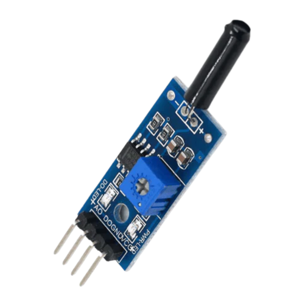 Tilt Sensor Vibration Alarm Module for Arduino - Detects tilt & vibration for alarm systems. -Tilt Sensor -Robocraze