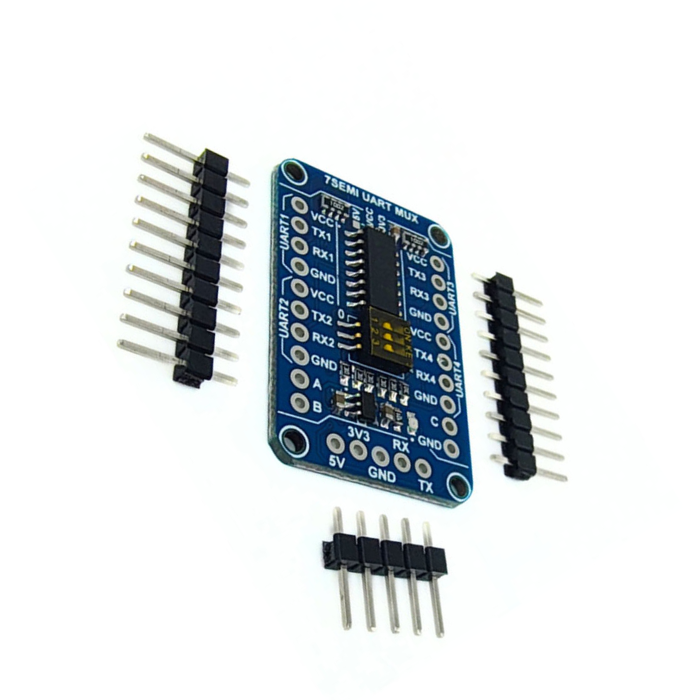 UART Mux 4 Channel Breakout Board (SN74LV4052) -7Semi -Electronic Modules -Breakout Board-Robocraze