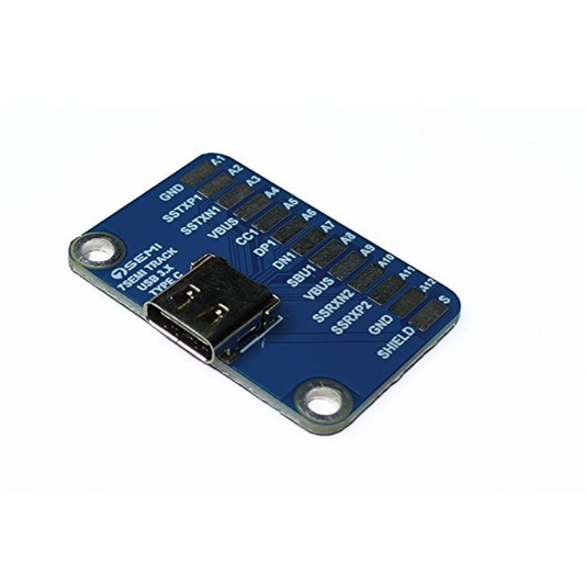 USB 3.1 PCB Connector Type C Female Breakout Board -7Semi -Electronic Modules -Breakout Boards -Robocraze