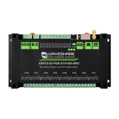 Waveshare 8-Channel ESP32-S3 WiFi Relay Module with RS485 & PoE Ethernet – Xtensa 32-bit LX7 Dual-Core Processor -Electronic Modules -Relays -Robocraze