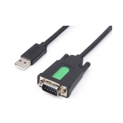 Waveshare Industrial 1.5m USB Type a To DB9 Male/Female Port RS232 Serial Adapter Cable -Cable -USB Cable for Arduino -Robocraze