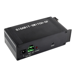 Waveshare Industrial 5-Port Gigabit Ethernet Switch – 10/100/1000Mbps Full-Duplex, DIN Rail Mount -Cables -Ethernet -Robocraze
