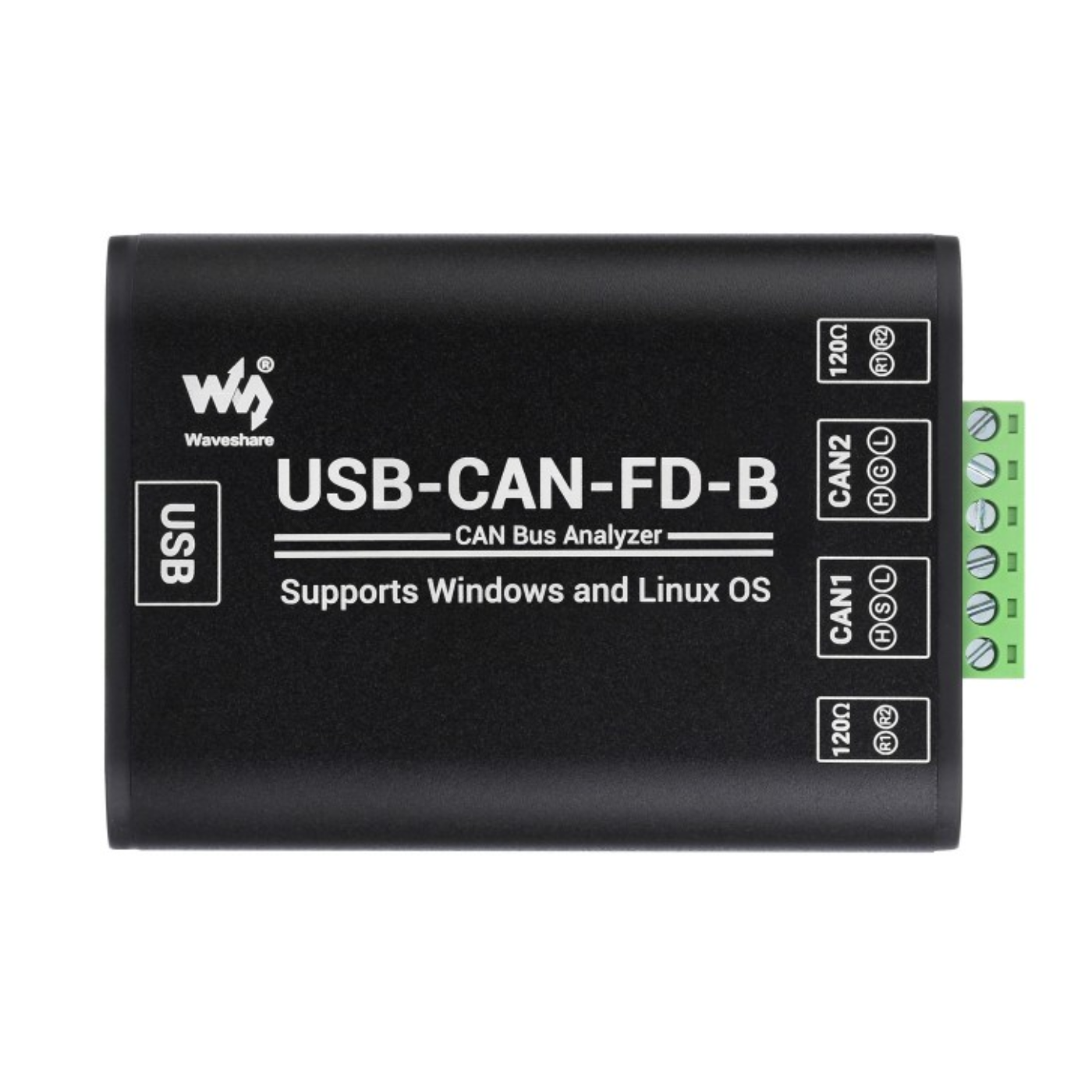Waveshare Industrial CAN/CAN FD Bus Data Analyzer – USB to CAN FD Adapter & Communication Interface -Development Boards -Development Board Accessories -Robocraze
