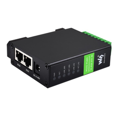Waveshare Industrial Isolated RS232/RS485 to PoE Ethernet Serial Server (B) with Dual RJ45 Ports -Cables -Ethernet -Robocraze