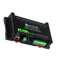 Waveshare Modbus PoE 8 Channel Ethernet Relay Module (B) with Digital Input -Robocraze