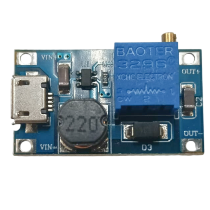 2A Step-up MT3608 Boost Converter – MT3608 module for efficient DC voltage boosting. -Power Converter -Robocraze