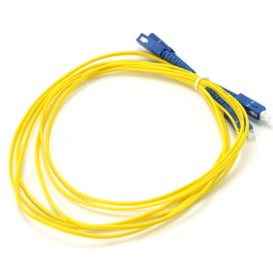 DFRobot 3m SC-SC Single Mode Duplex Fiber Optic Jumper Cable - Jumper Wire for Breadboard & Electronic Projects -Robocraze