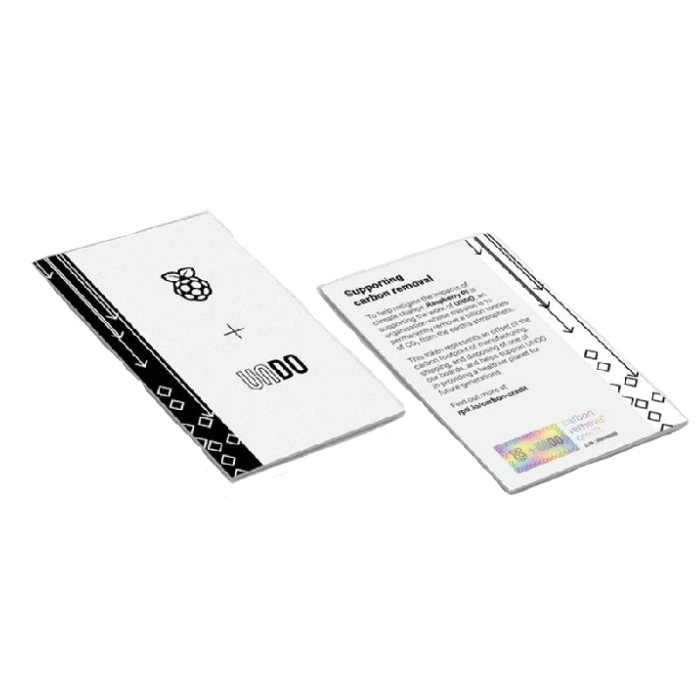 Official Raspberry Pi Carbon Removal Credits – Eco-friendly accessory for sustainability projects -Robocraze