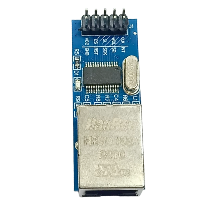 ENC28J60 Ethernet LAN Module – Ethernet module for Arduino & IoT. -Ethernet Cable -Robocraze