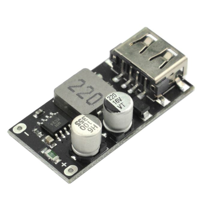 DFRobot DC to DC USB Fast Charging Module 6~32V to 5V/3A -Robocraze