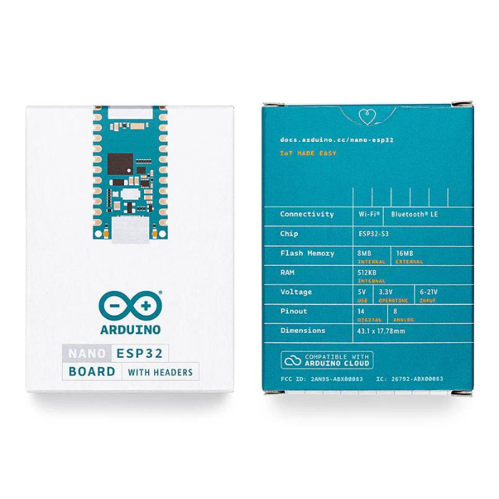 Arduino NANO ESP32 with Headers