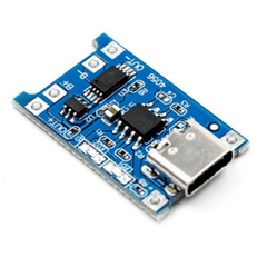 TP4056 Battery Charger C Type Module – USB-C TP4056 lithium charger with protection. -Battery Charger -Robocraze