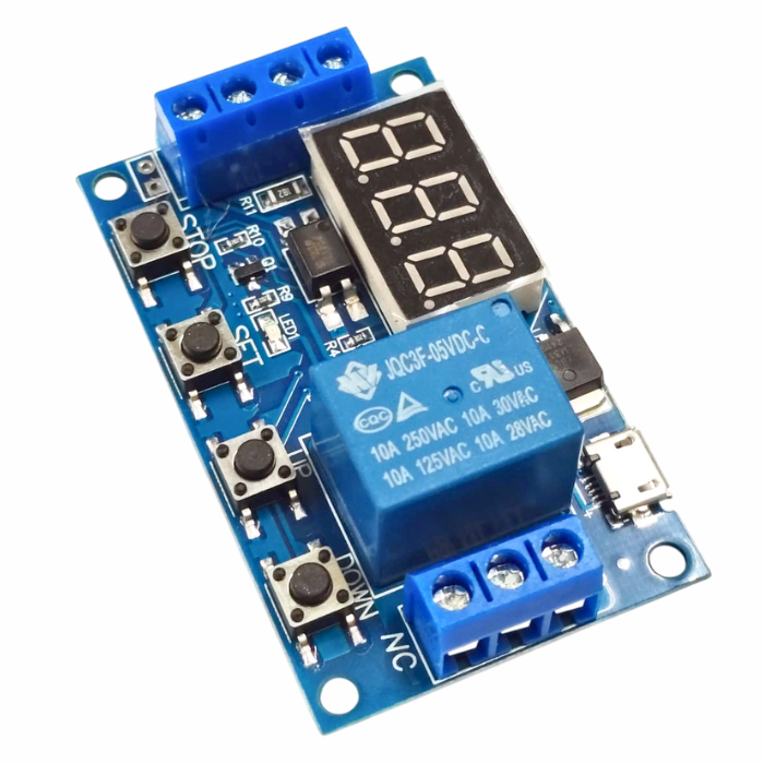 DC 6V To 30V One Way Relay Module – One-way relay module for DC voltage switching. -Relay Module -Robocraze