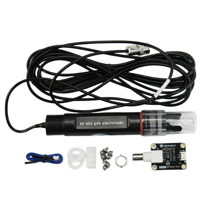 DFRobot Gravity 7/24 Industrial Analog pH Meter Kit for Arduino & Raspberry Pi Project -Robocraze