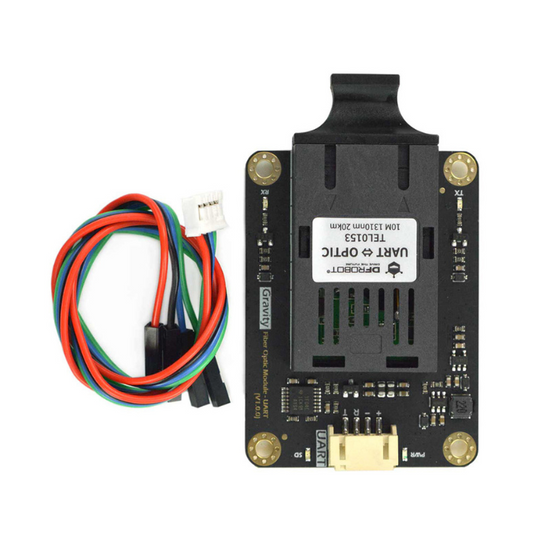 DFRobot Gravity UART Fiber Optic Transceiver Module -Robocraze