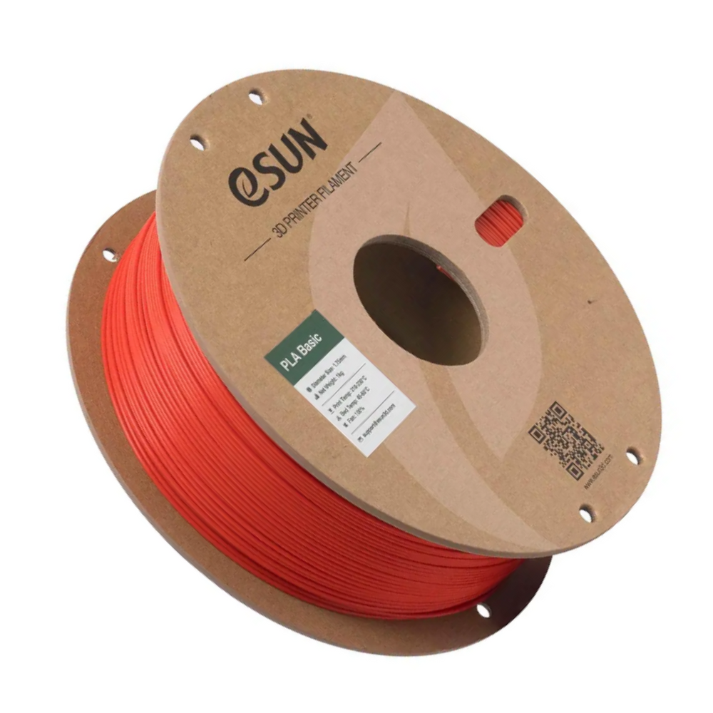 eSun 1.75mm 1kg PLA-Basic 3D Printing Filament Red Color -3D Printers/Pens -Filaments -Robocraze