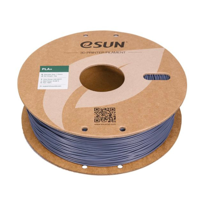 eSun 1.75mm 1kg PLA+ 3D Printing Filament Grey Color -3D Printers/Pens -Filaments -Robocraze