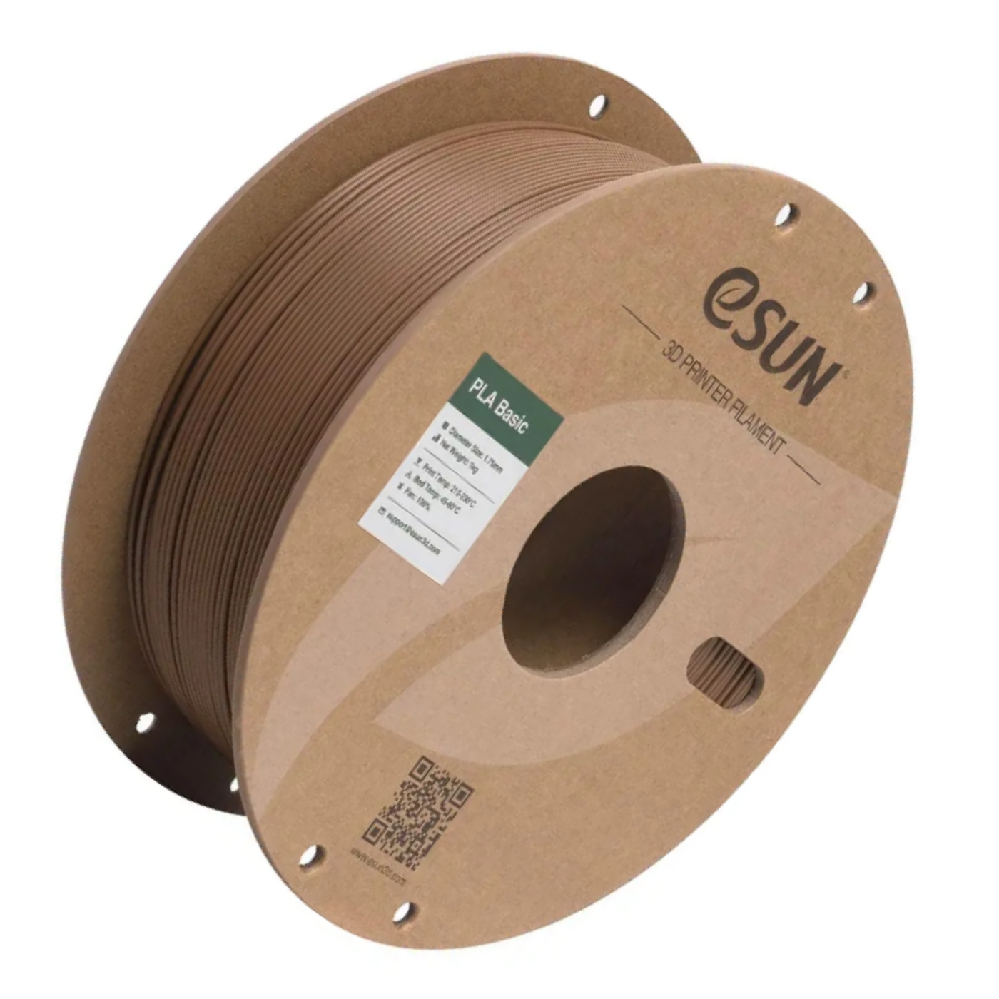 eSun 1.75mm PLA-Basic 3D Printing Filament 1kg Brown Color -3D Printers/Pens -Filaments -Robocraze
