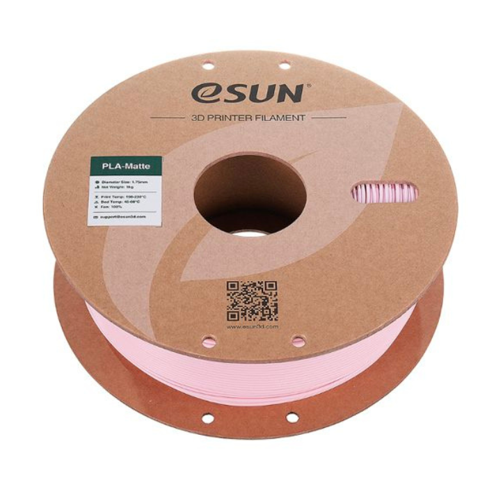 eSun 1.75mm PLA-Matte Filament 1kg Peach Pink Color -3D Printers/Pens -Filaments -Robocraze