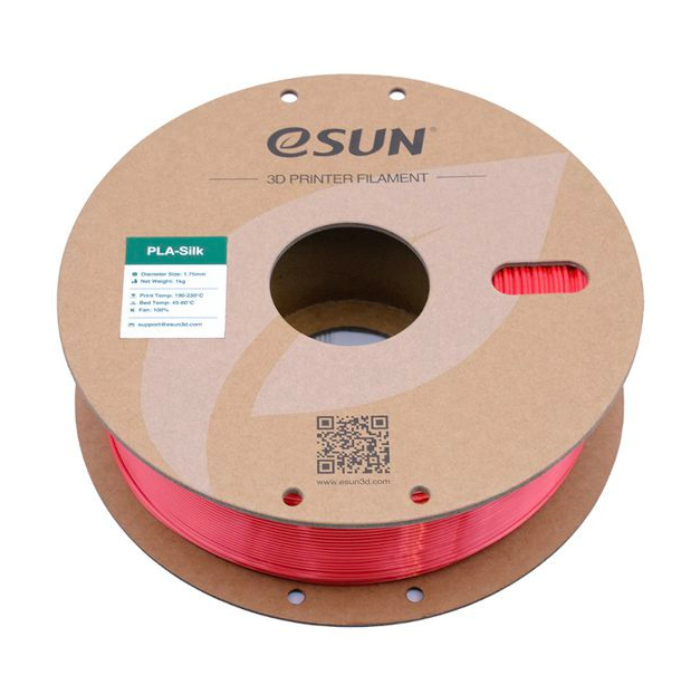 eSun 1.75mm PLA-Silk Filament 1kg/roll Red Color -3D Printers/Pens -Filaments -Robocraze