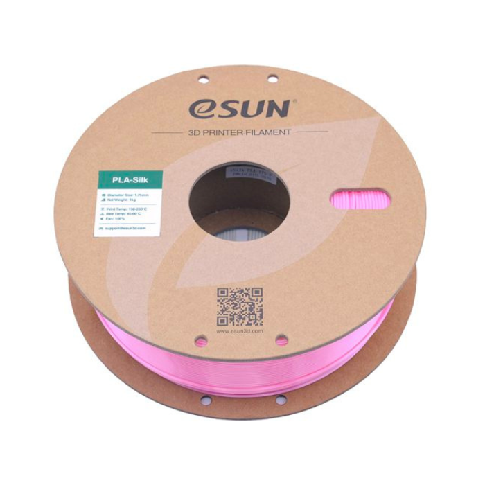 eSun 1.75mm Silk PLA 3D Printing Filament 1kg/roll Pink Color -3D Printers/Pens -Filaments -Robocraze