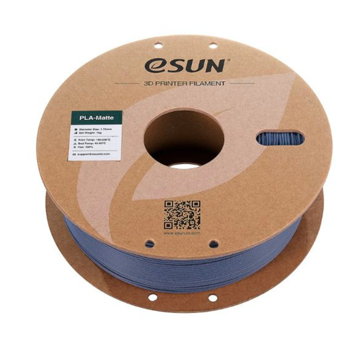 eSun PLA-Matte 1.75mm Dark grey Filament 1kg -3D Printers/Pens -Filaments -Robocraze