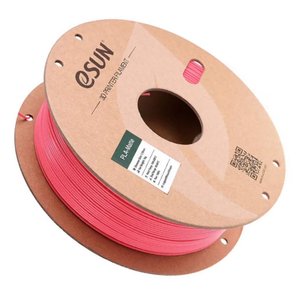 eSun PLA-Matte Filament 1.75mm 1kg Roll Strawberry Red -3D Printers/Pens -Filaments -Robocraze